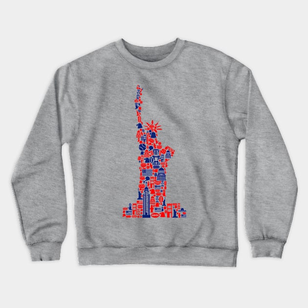 Liberty Crewneck Sweatshirt by Koala Tees